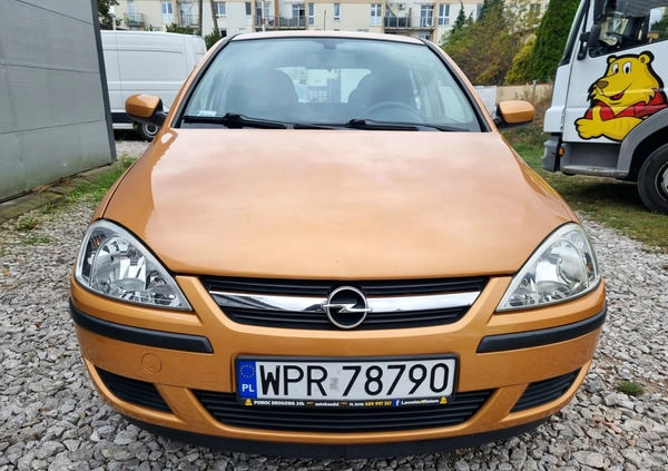 Opel Corsa cena 11900 przebieg: 152000, rok produkcji 2003 z Warszawa małe 154